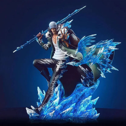 30cm One Piece Aokiji Kuzan Lx Max Series Anime Action Figure Collectible Statue Toy Ornament Model Toy Boys Birthday Gift