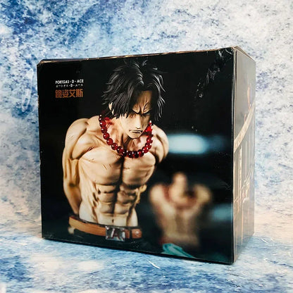 One Piece Anime Figure Execution  Portgas D Ace Gol D Roger Figure Pvc Gk Statue Figurine Model Doll Collection Room Decora Gift